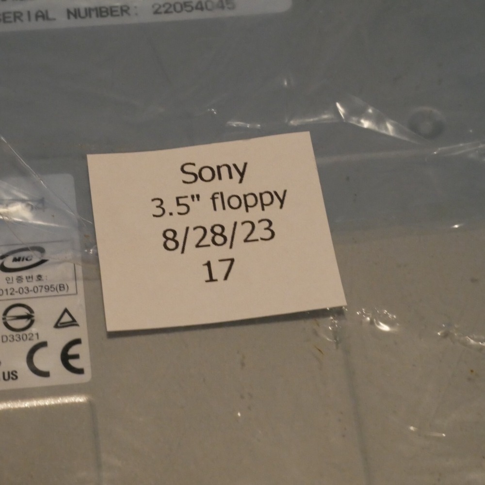 NOS Sony‎ MPF920 Internal Desktop 3.5 inch Floppy Disk Drive 1.44MB - Tested  17 - Picture 6 of 6